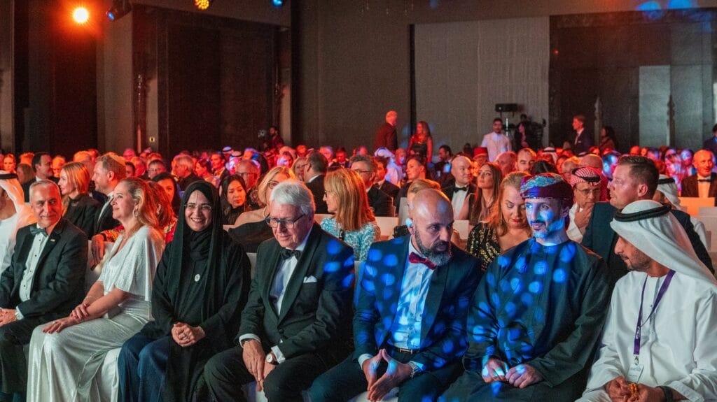 Formal event attendees.
